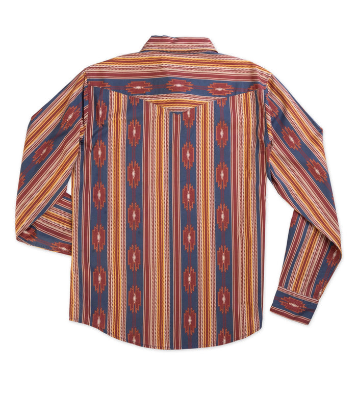 THE WYATT TULSA CHEVRON PEARL SNAP SHIRT