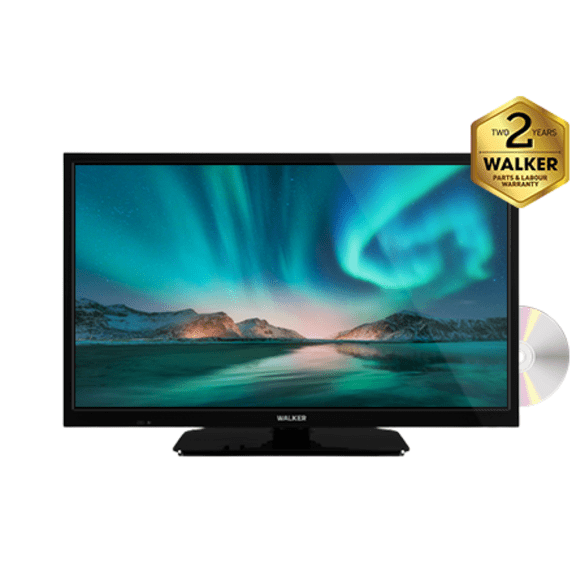 Walker 24 Inch Smart TV with Built In DVD | WPT2421DVD Walker TV Euronics Ireland