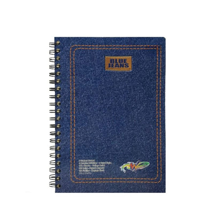 Winners Blue Jeans Spiral 5 Subject Notebook - 8902442903654