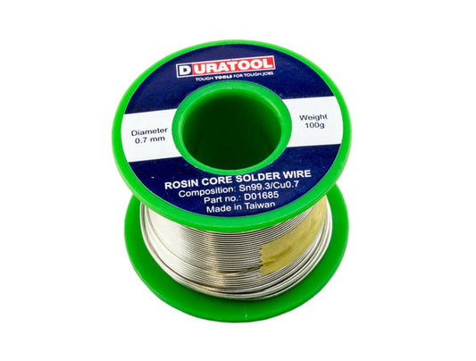 0.7mm Solder Wire - Lead-Free (100g) [Discontinued] by ModMyPi - The Pi Hut