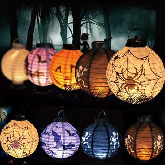 1 pc Halloween Decoration LED Paper Lantern - The Official Strange & Creepy Store!