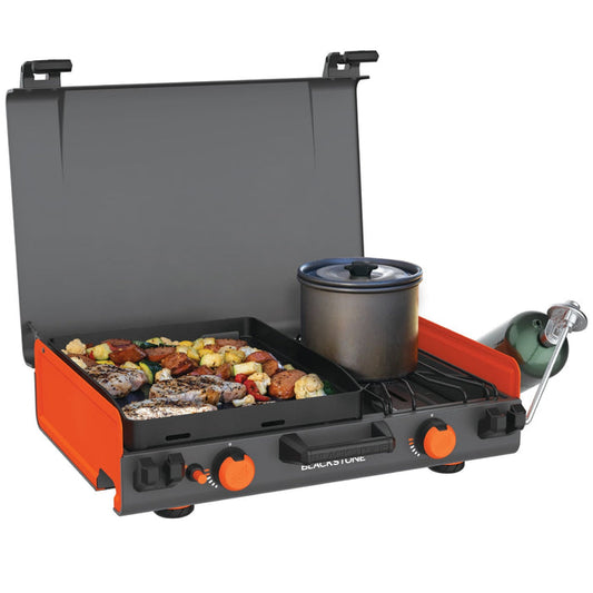 12x14" Camping Griddle with Side Burner - Blackstone Products