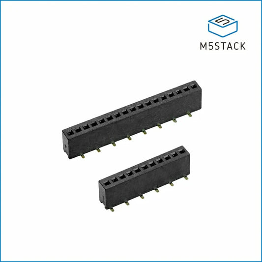 1.27 Header BUS Socket SMD for M5StampS3 (10 sets) - m5stack-store