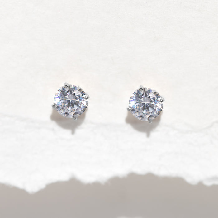 14k Solid Gold Perfect Stud Earrings
