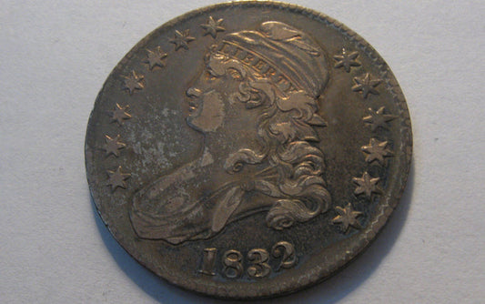 1832 Capped Bust Half Dollar.  XF-40 | Of Coins & Crystals