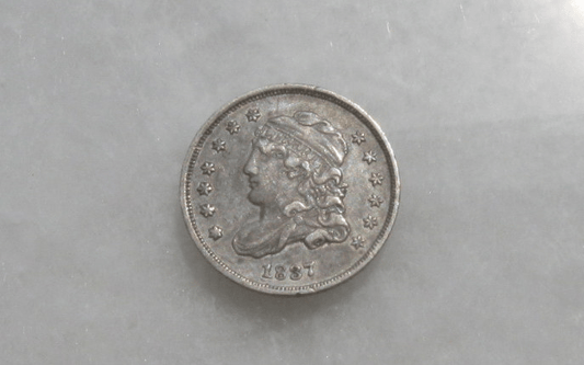 1837 Large 5c Half Dime XF-45 | Of Coins & Crystals