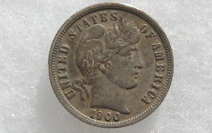 1900O Barber Dime XF-45 | Of Coins & Crystals