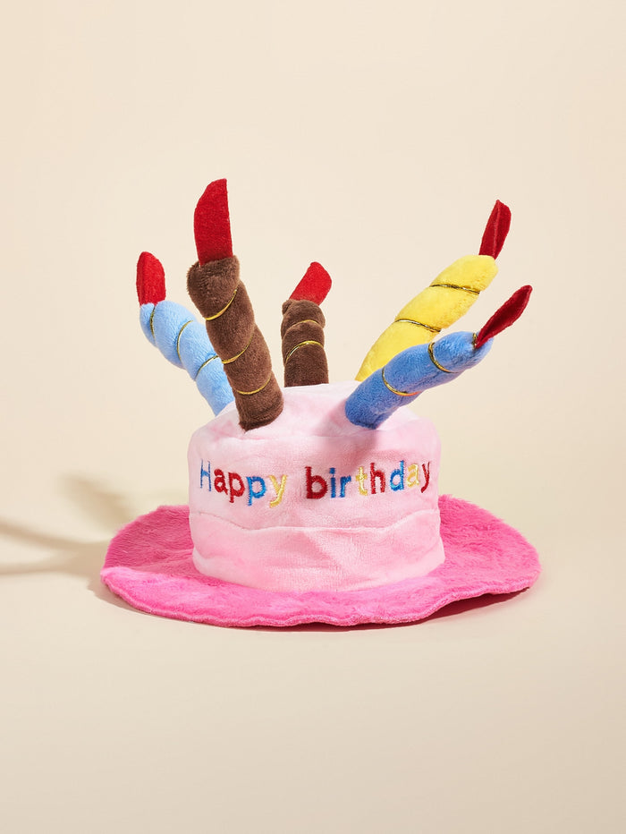 1pc Birthday Cake Shaped Pet Hat - SAFICCO
