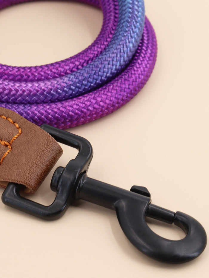 1pc Colorblock Pet Leash - SAFICCO