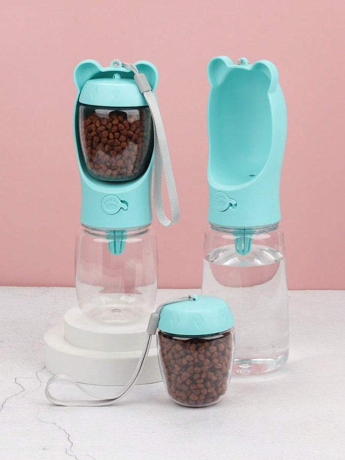 1pc Portable Pet Travel Bottle For Dog And Cat For Outdoor