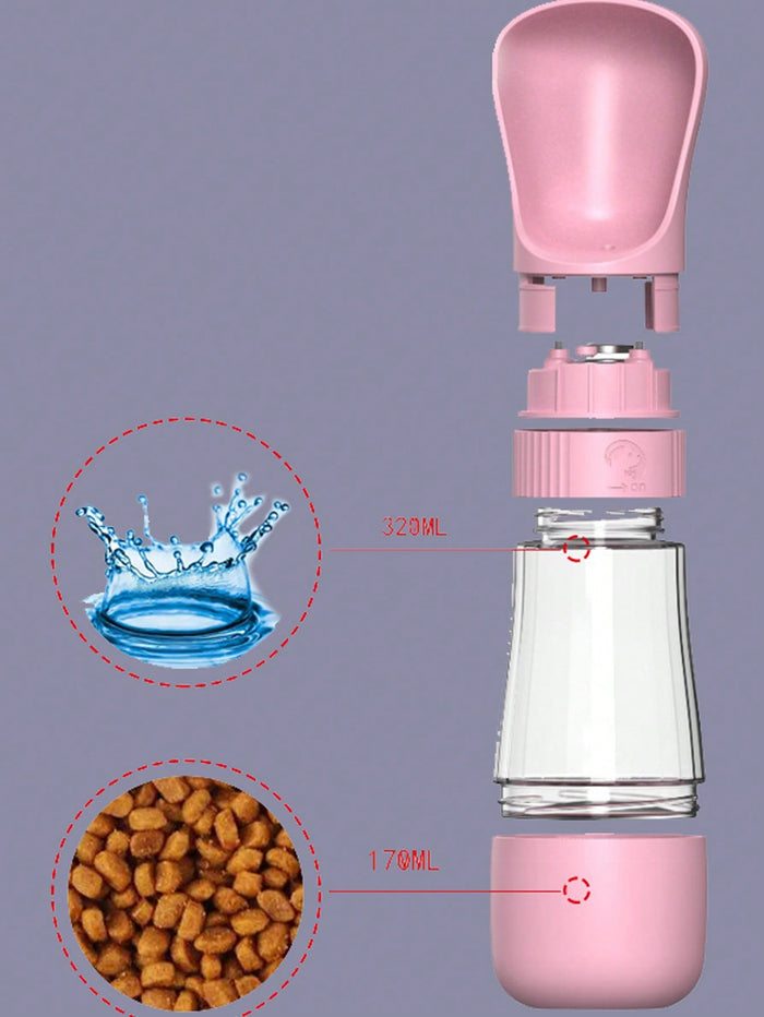 1pc Portable Pet Travel Water Bottle For Dog For Outdoor - SAFICCO
