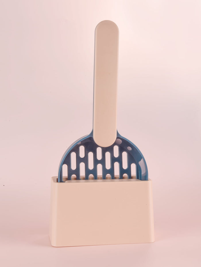 1set Cat Litter Shovel With Holder - SAFICCO