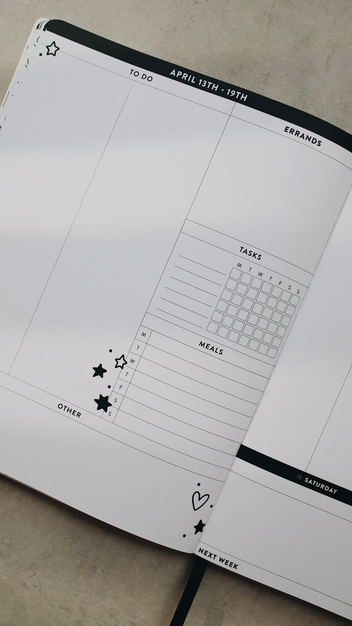 2026 Dated 8x10 Planner - Doodle Edition