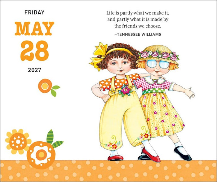 2027 Happiness is a Habit Day to Day Calendar