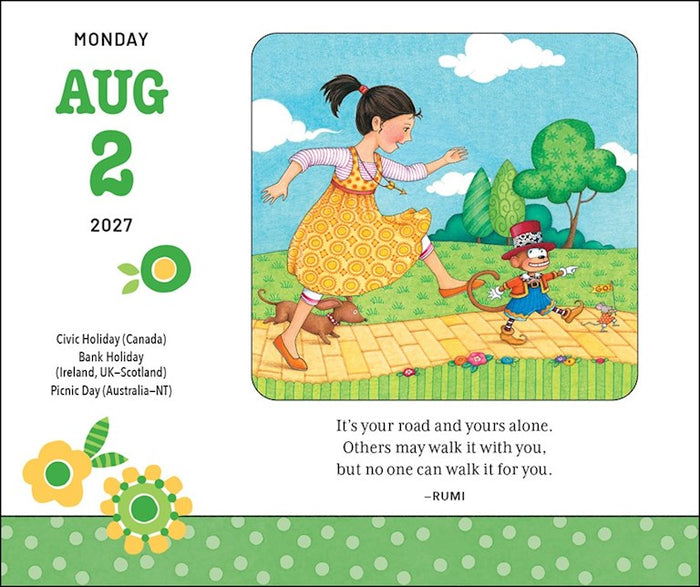 2027 Happiness is a Habit Day to Day Calendar