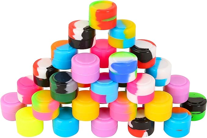 2ml Silicone Dab Jars 25ct
