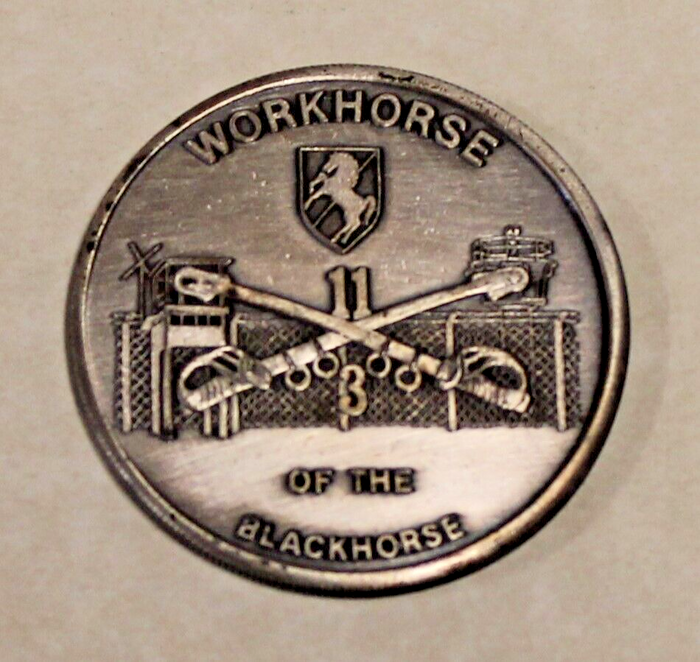 3 Coin Lot: 1 Commander 11th Cavalry 3rd Sq, 2 11th Cavalry 3rd Sq Coins