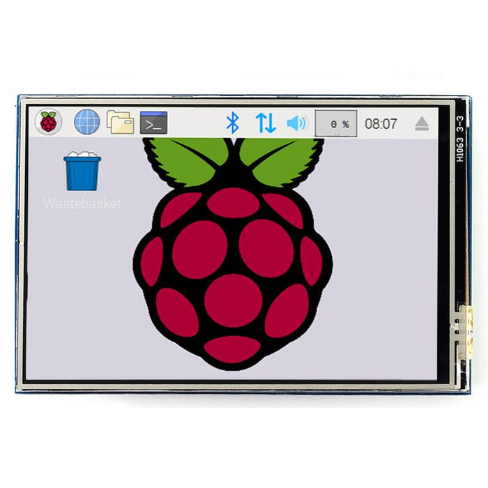 3.5" IPS Touch Screen for Raspberry Pi (GPIO/SPI) by Waveshare - The Pi Hut