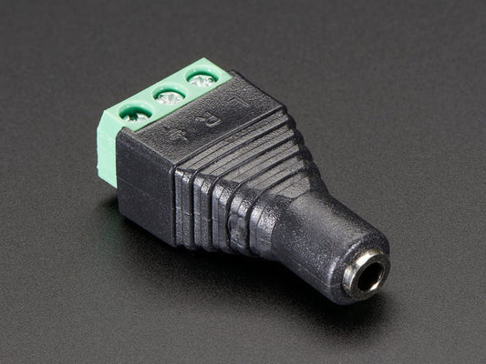 3.5mm (1/8") Stereo Audio Jack Terminal Block by The Pi Hut - The Pi Hut