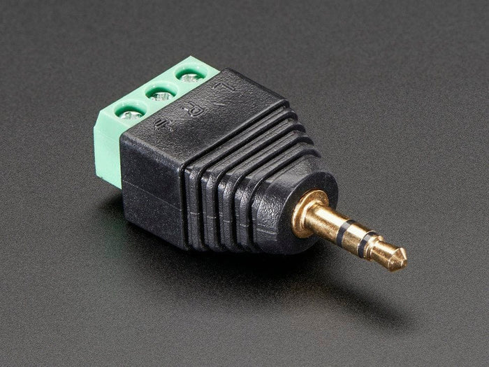 3.5mm (1/8") Stereo Audio Plug Terminal Block by The Pi Hut - The Pi Hut