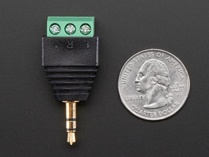 3.5mm (1/8") Stereo Audio Plug Terminal Block by The Pi Hut - The Pi Hut
