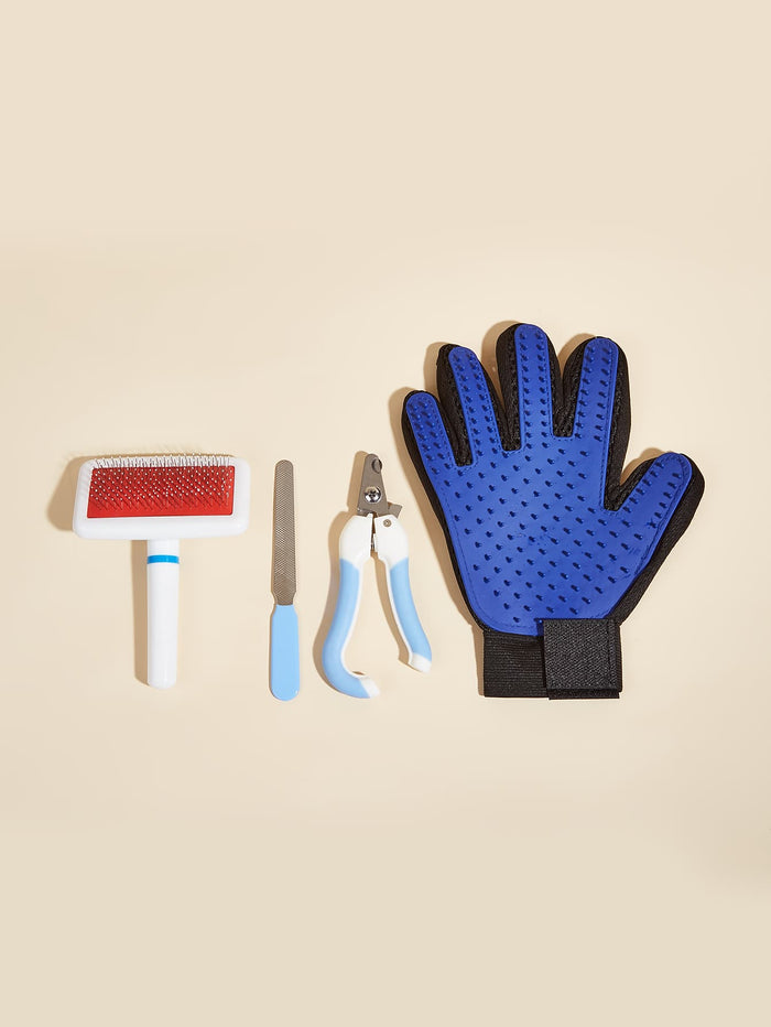 4pcs Pet Grooming Tool Set - SAFICCO