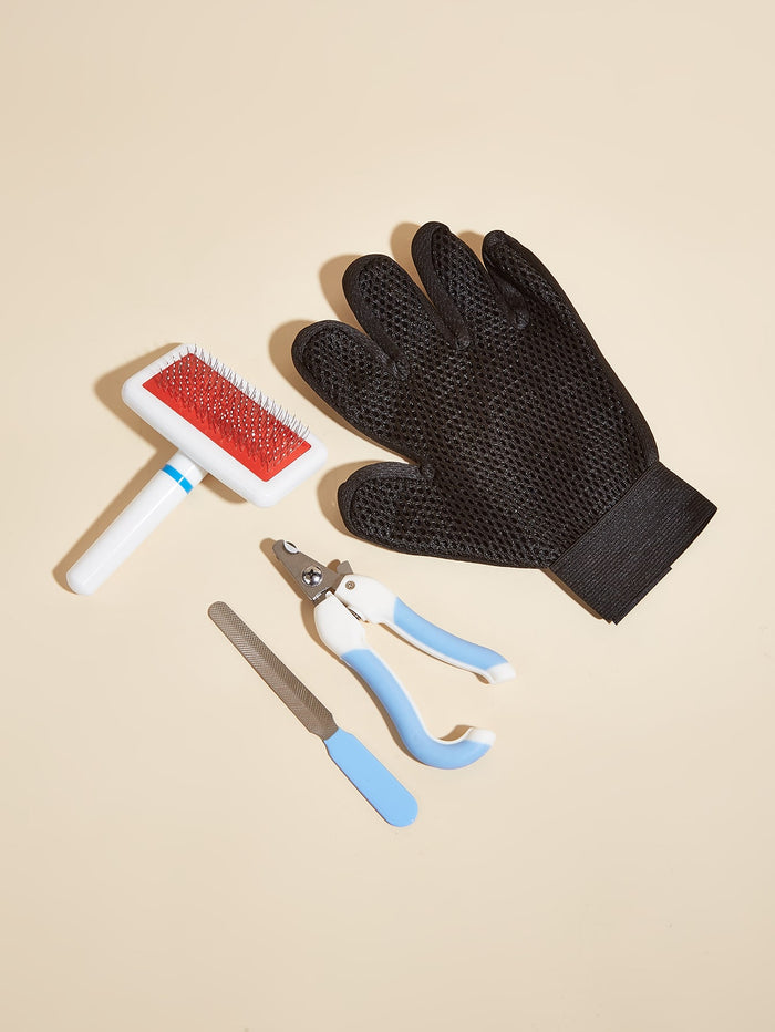 4pcs Pet Grooming Tool Set - SAFICCO