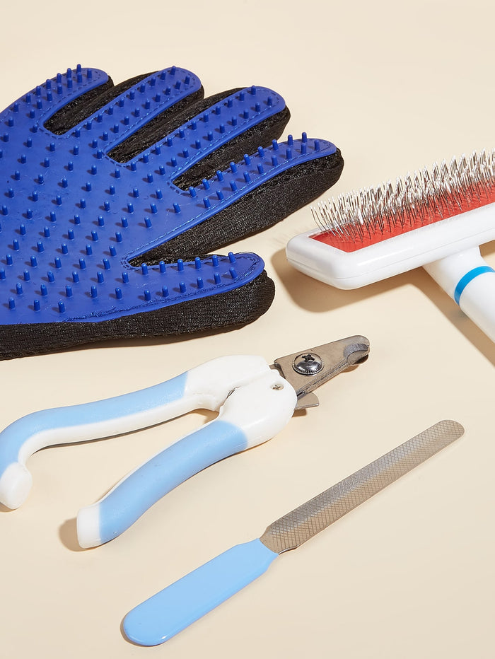 4pcs Pet Grooming Tool Set - SAFICCO