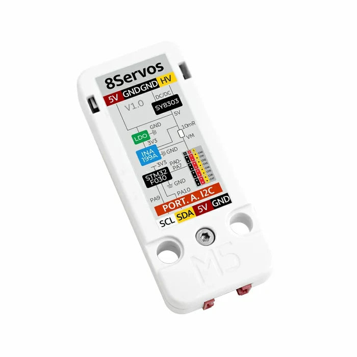 8-Channel Servo Driver Unit (STM32F030) - m5stack-store