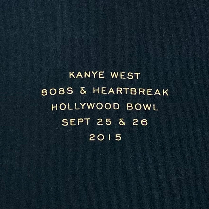 808’s & Heartbreak 2015 Hollywood Bowl Track-list Tee In Black