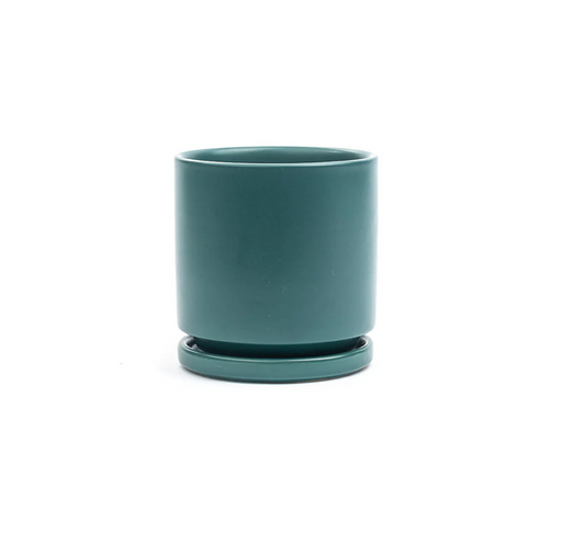 8.25" Gemstone Planter - Aqua