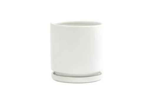 8.25" Gemstone Planter - White