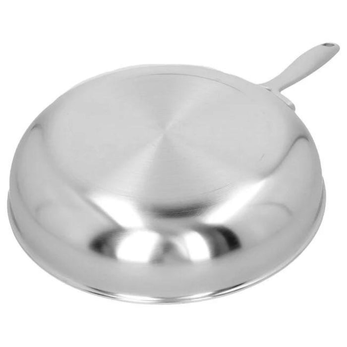 9.5" ss fry pan bottom view