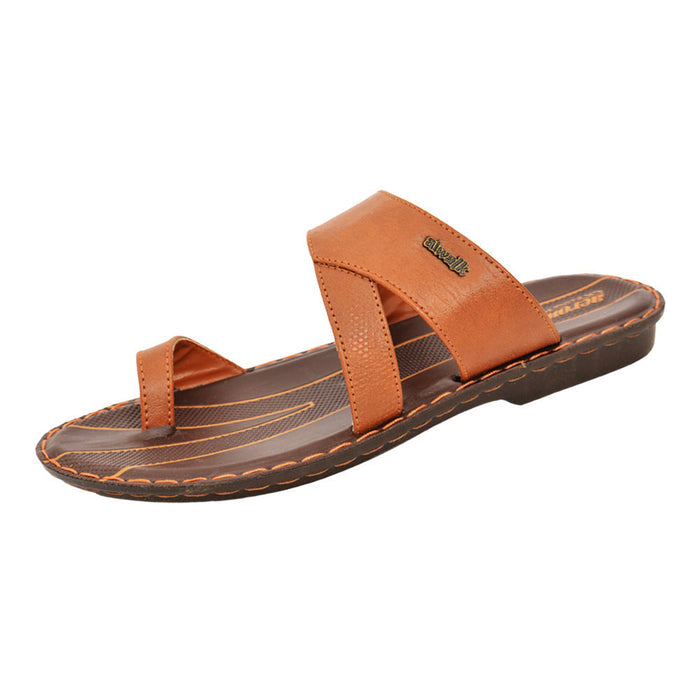 Aerowalk Men Slipper #1998 - TAN