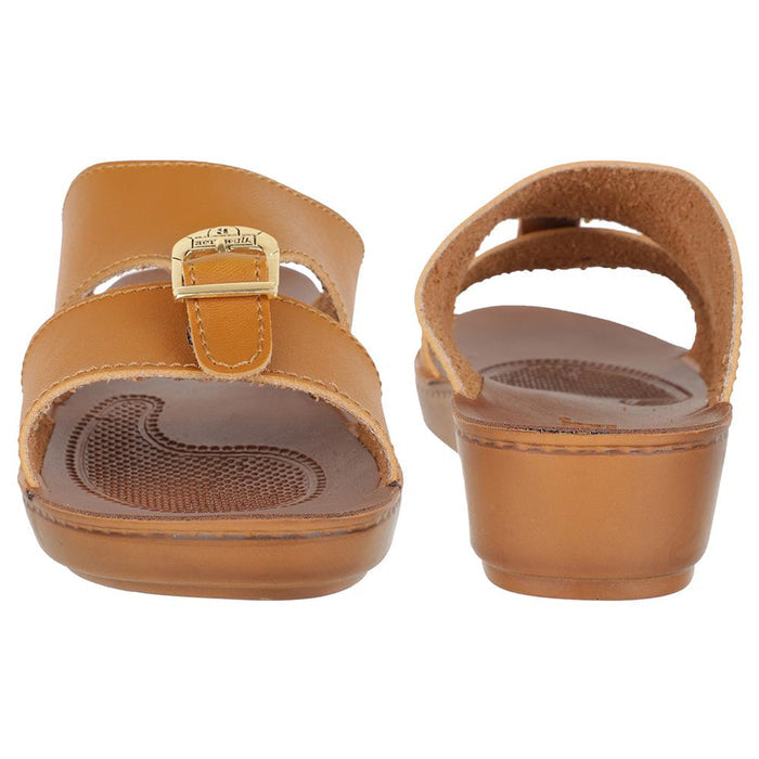 Aerowalk Men Slipper #5221 - TAN