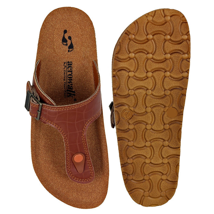 Aerowalk Men Slipper #KC12 - TAN