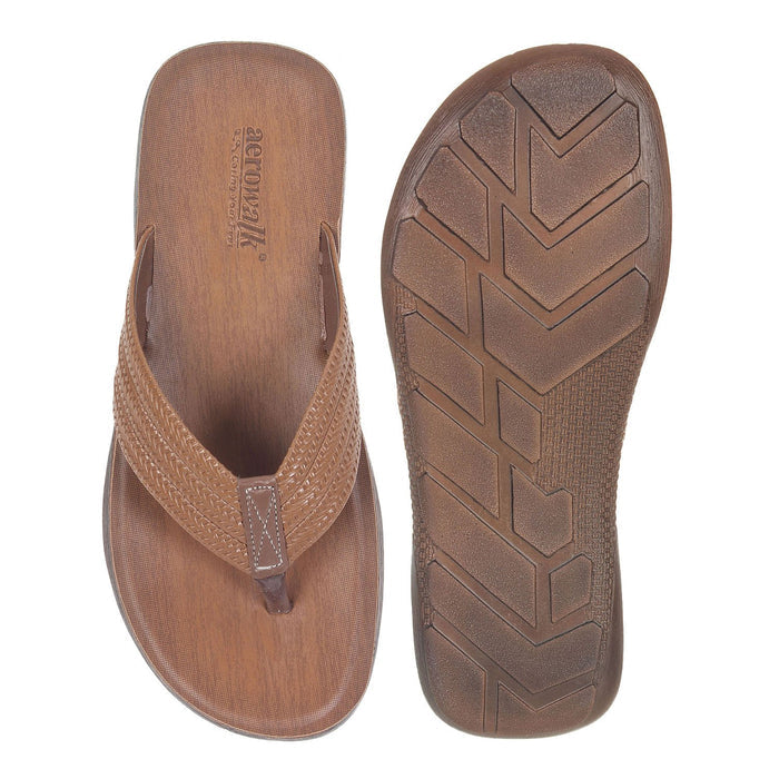 Aerowalk Men Slipper #SL27 - TAN