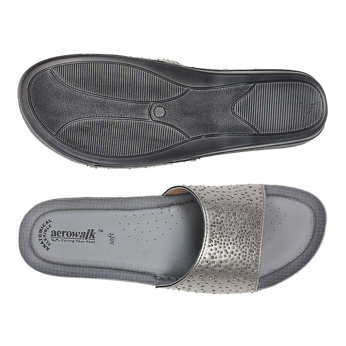 Aerowalk Women Sandal #TK11 - GUN METAL