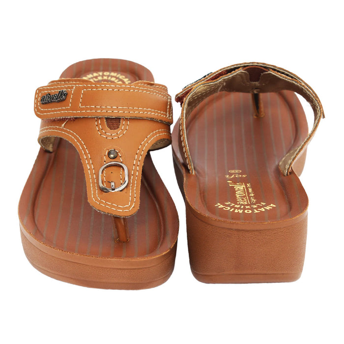 Aerowalk Women Slipper #AT08 - TAN