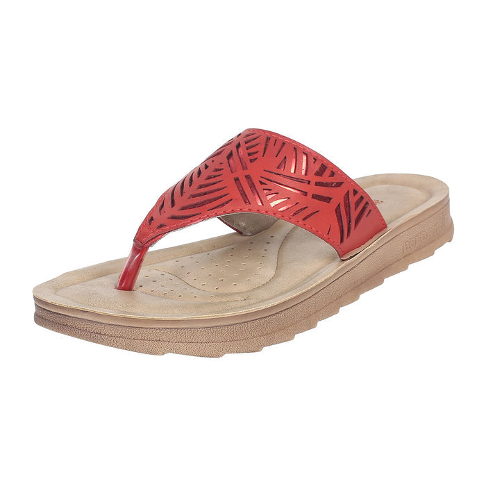 Aerowalk Women Slipper #DI04 - RED