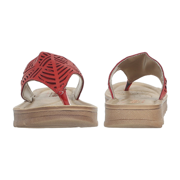 Aerowalk Women Slipper #DI04 - RED