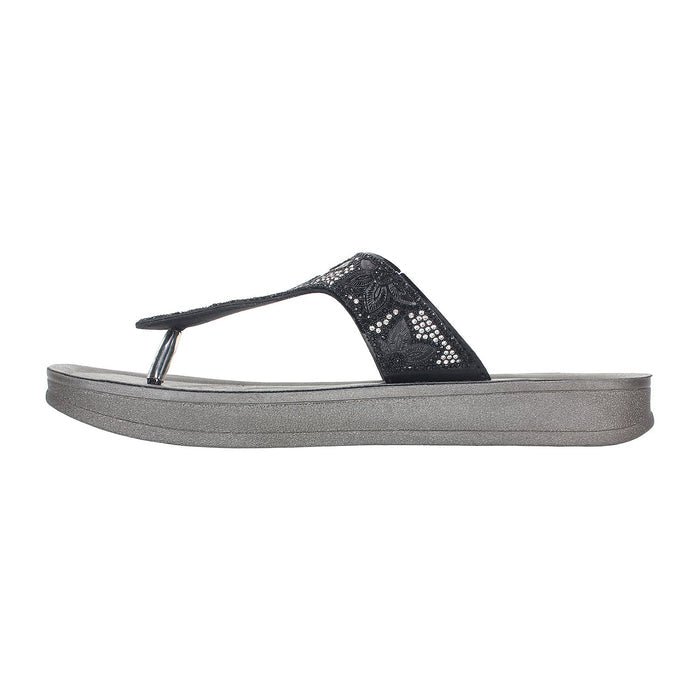 Aerowalk Women Slipper #DI15 - BLACK