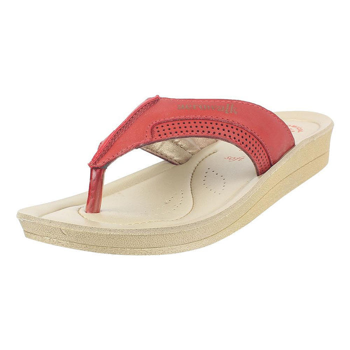 Aerowalk Women Slipper #QZ05 - RED
