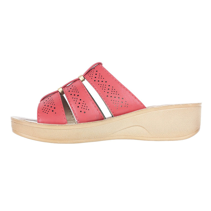 Aerowalk Women Slippers #AT22 - RED