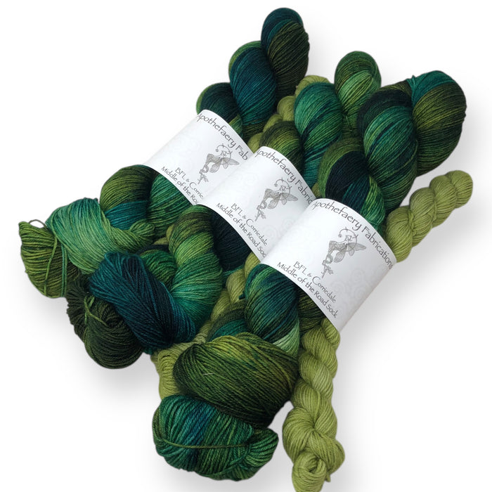Algae - sock yarn with mini, sock set
