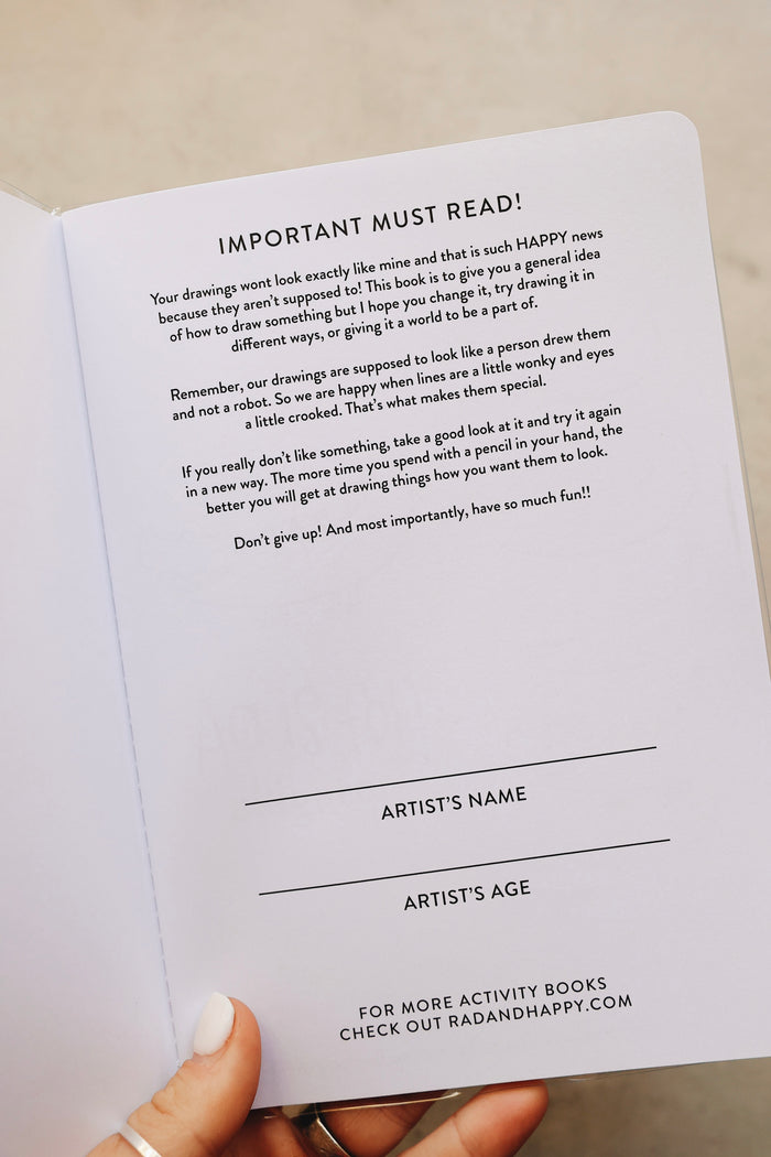 Alphabet How To Draw Activity Book