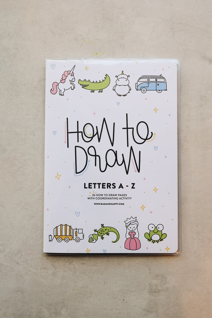 Alphabet How To Draw Activity Book