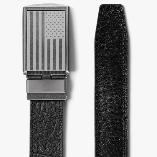American Flag Full Grain Leather Belt (Custom)