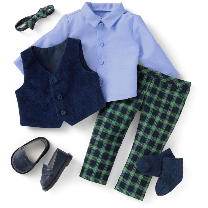 American Girl® x Janie and Jack Tartan Plaid Outfit for 18-inch Dolls