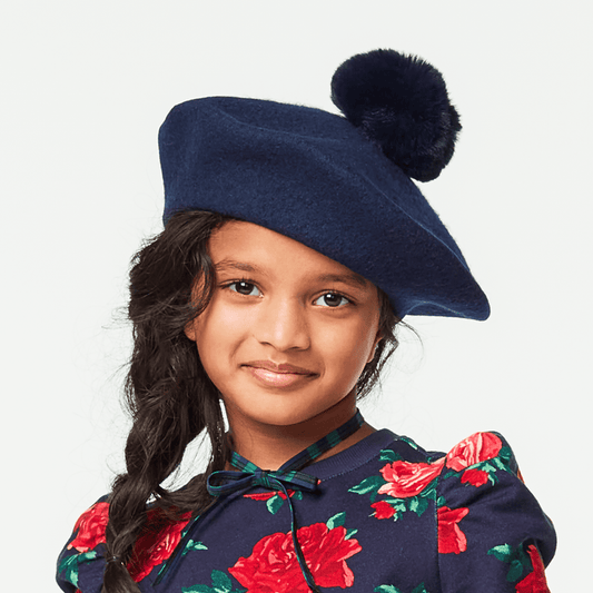 American Girl® x Janie and Jack Wintry Wool Beret for Girls